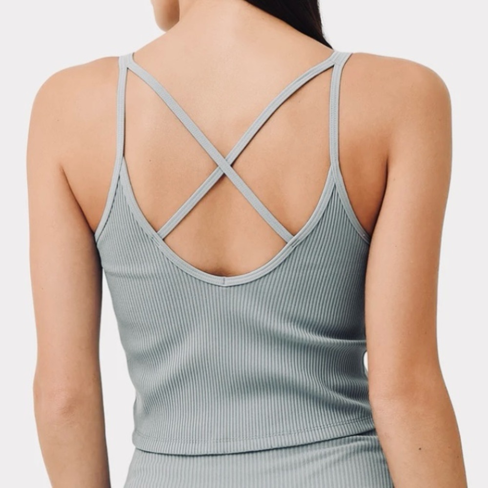 Vuori Rib Crop Tank - Picture 6 of 6